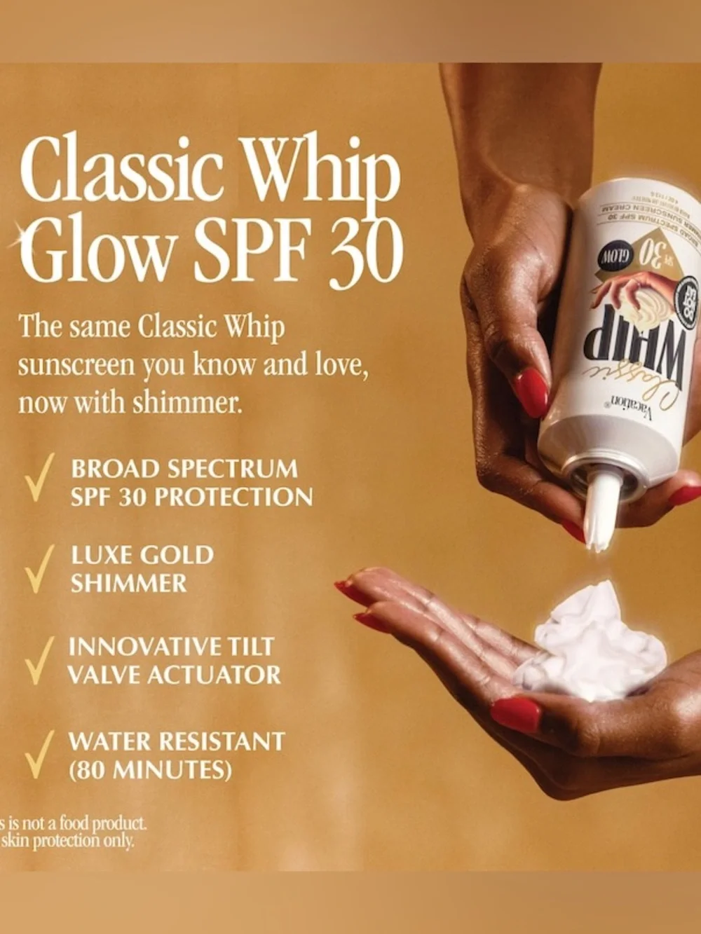 Vacation NEW Classic Whip Glow SPF 30 Sunscreen 118ml